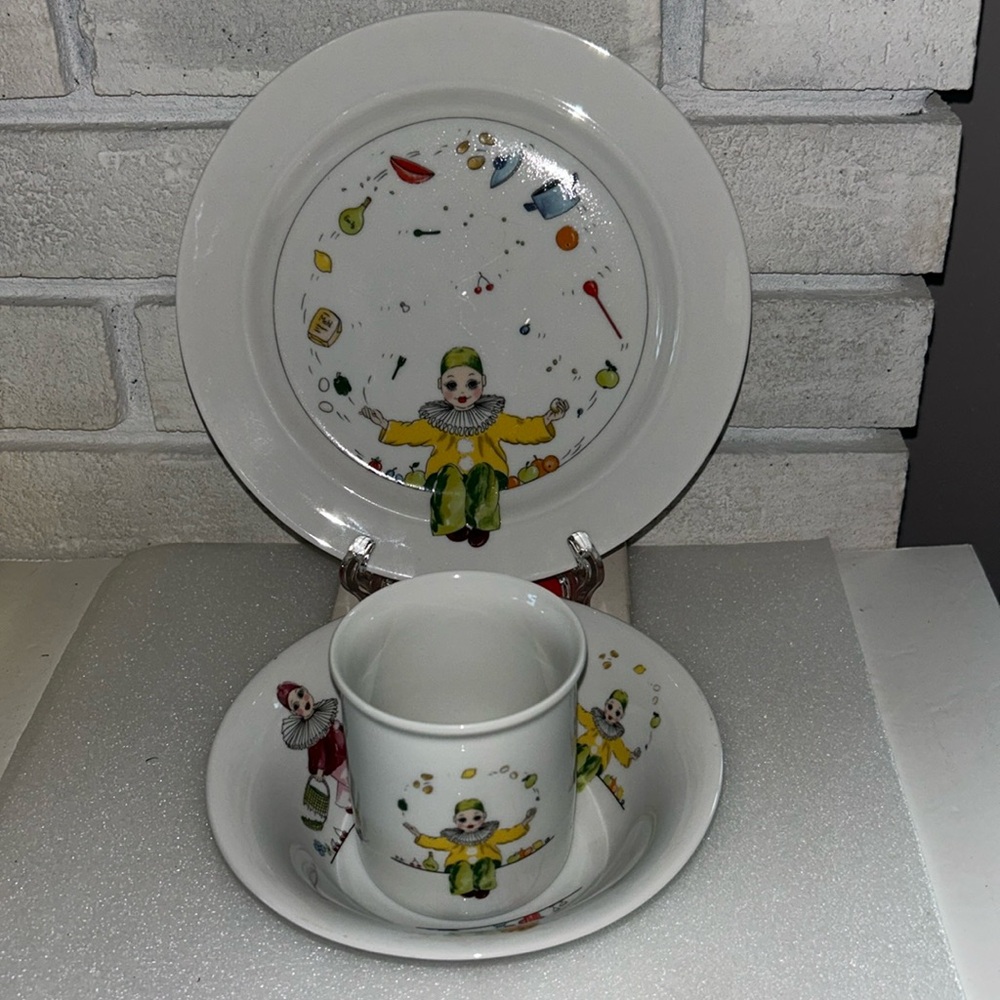 Vintage West German Child Dining Set